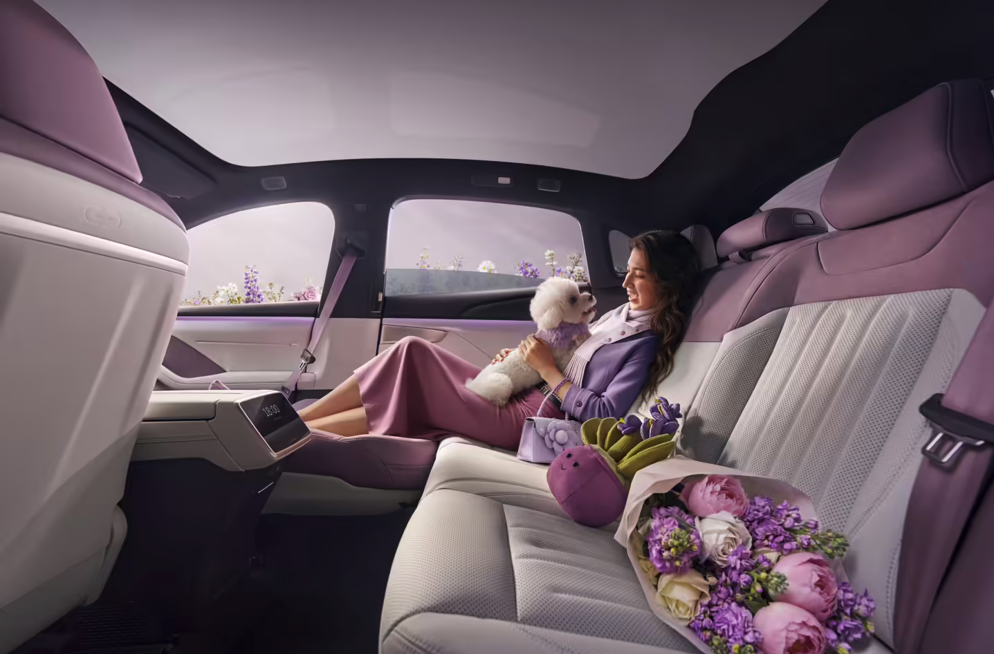 乐道L60紫罗兰限定版上市 紫白双拼内饰限量666台 15.79万起租电